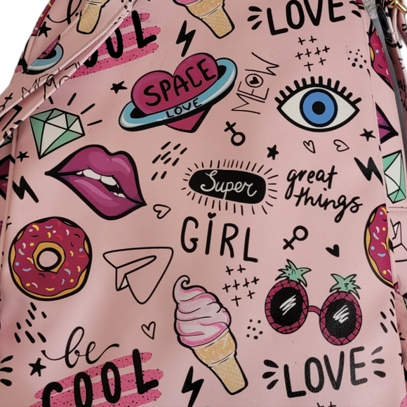 Mini Pink Design logo Backpack - Picture 2 of 8